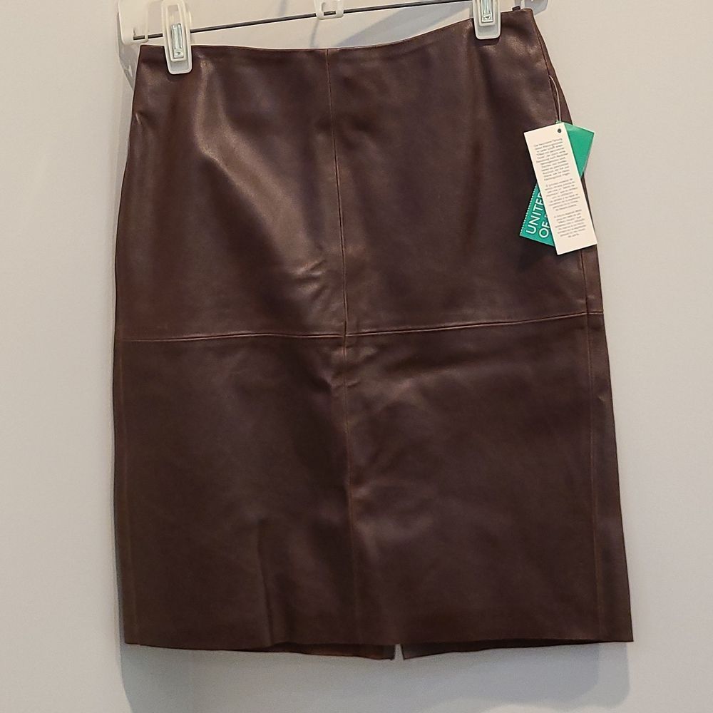 United Colors Of Benetton Brown Mini Skirt